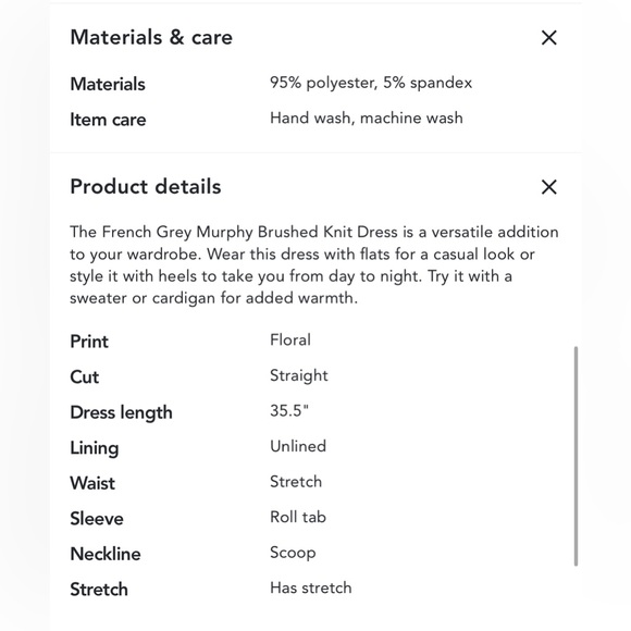 French Grey dress - Picture 6 of 6